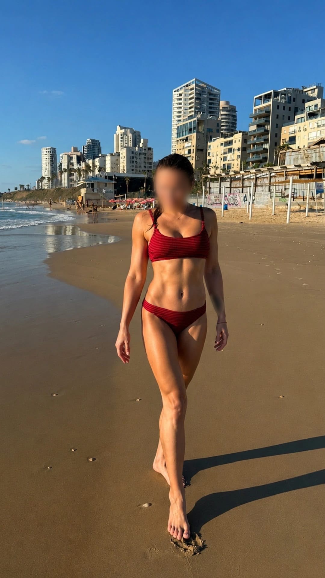 לרה בירושלים-בלונדה בחורה מגרה סקסית